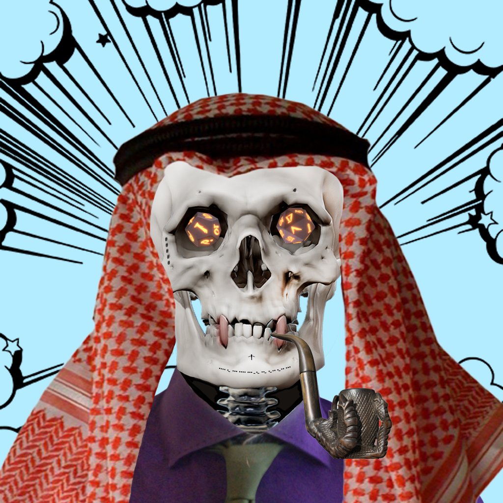 HashSkulls's tweet photo. We have a new Sneak-peak here.
👉Vampire Skull
👉Sherlock Pipe
👉Arab Hat
👉Joker's Purple T-shirt
👉Dungeons And Dragons Dice Eyes
📌Join us on discord: https://t.co/mWN73rci8h to know more.
#HashSkulls #NFT #NFTGiveaways #NFTWhitelist https://t.co/BhvYaffSPD