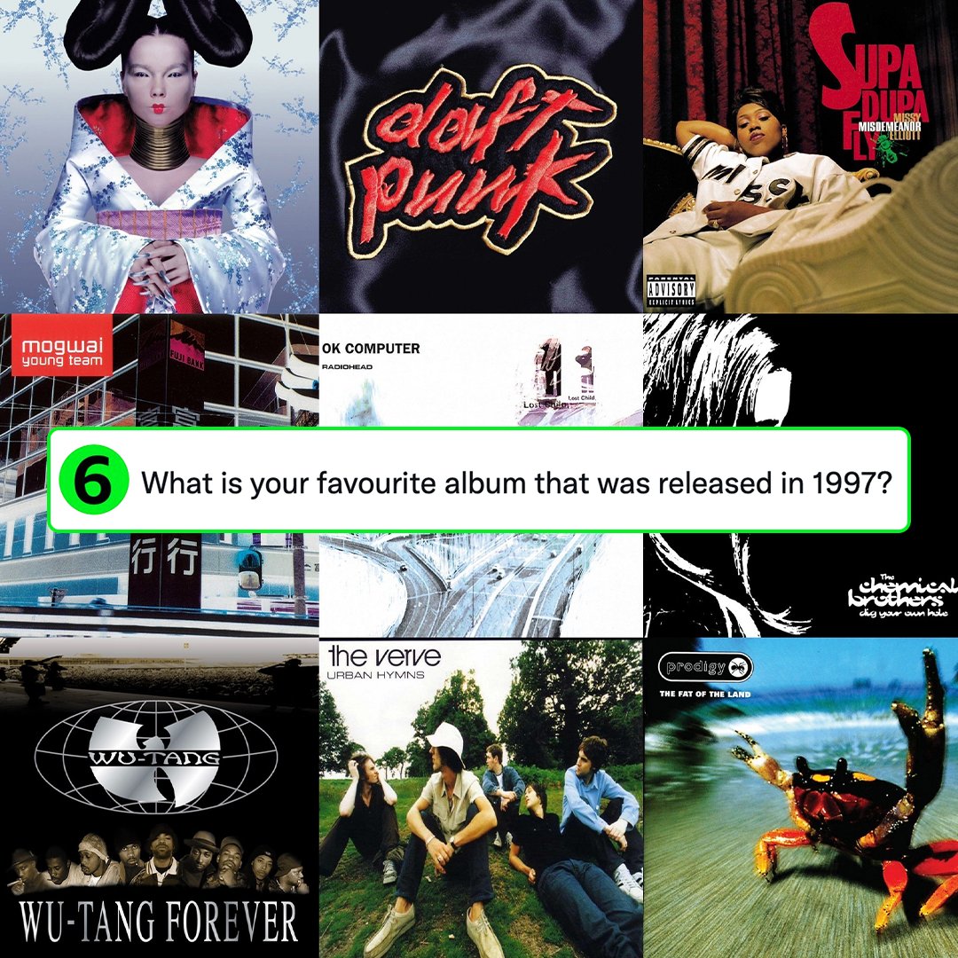 BBC Radio 6 Music on Twitter: "Here are some albums that defined 1997 