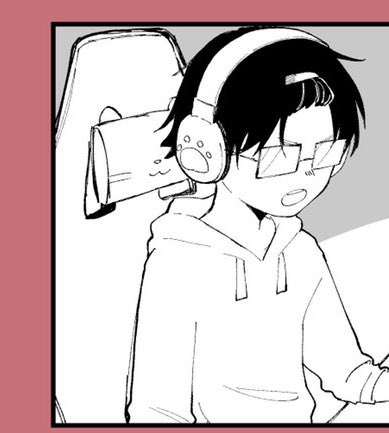 《2月14日の漫画の裏設定》
男の子は猫好き。
このブランケットとアイマスクも男の子の物ですね 