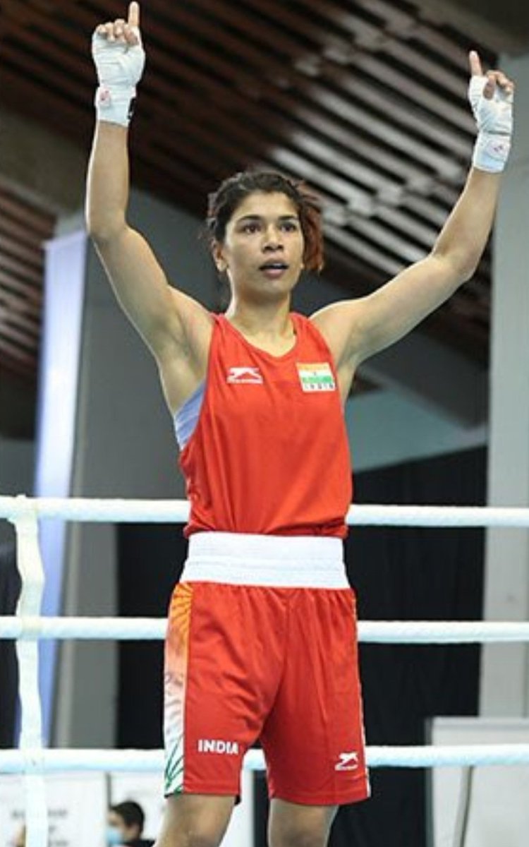 Incredible achievement @nikhat_zareen for winning gold at #WomensWorldBoxingChampionship Amazing to see her and other female athletes succeed on the big stage! #womenpower #boxing #WomensBoxing #India #Indian #IndianBoxer