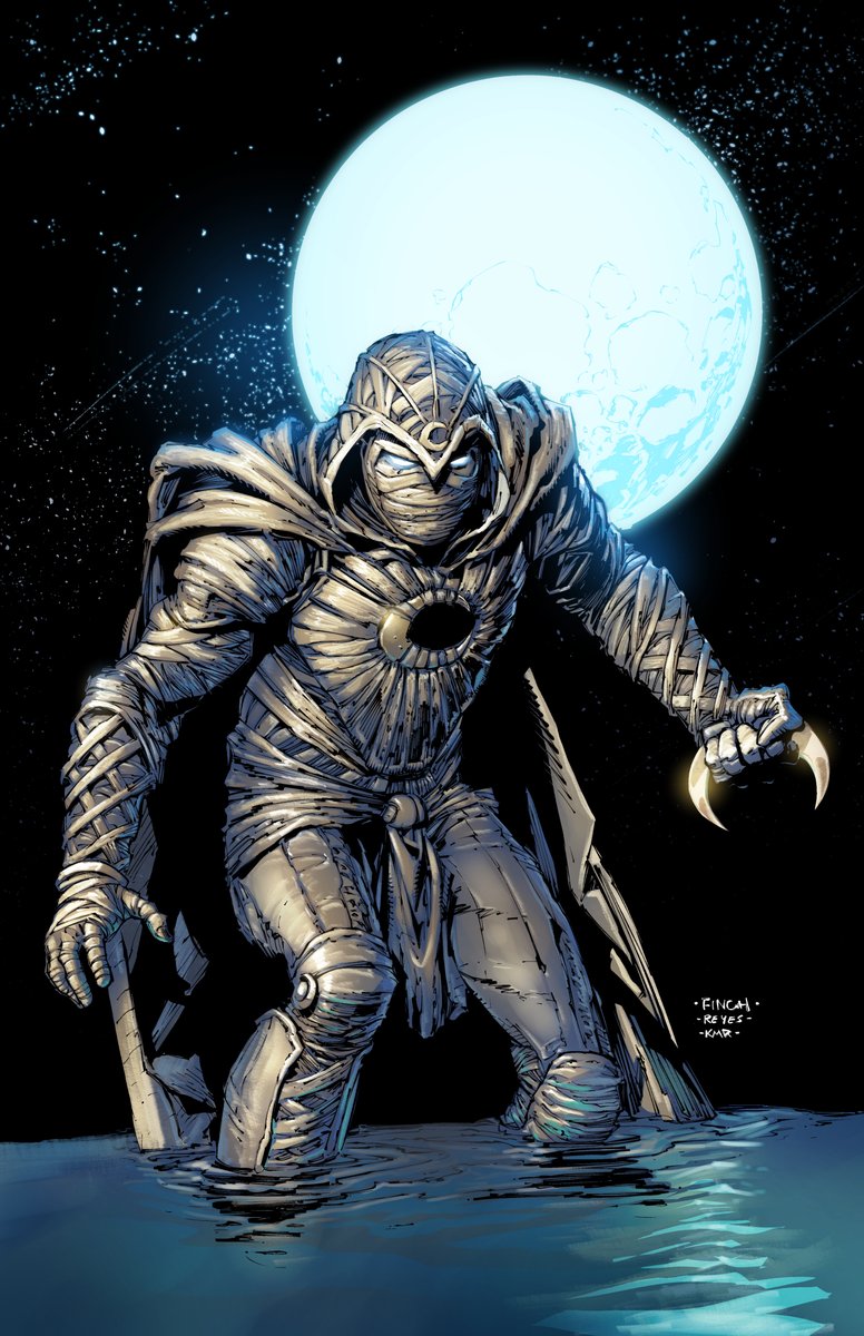 #MoonKnight Pencilled by @DFinchArtist Inked by @JimmyReyesArt Colored by me