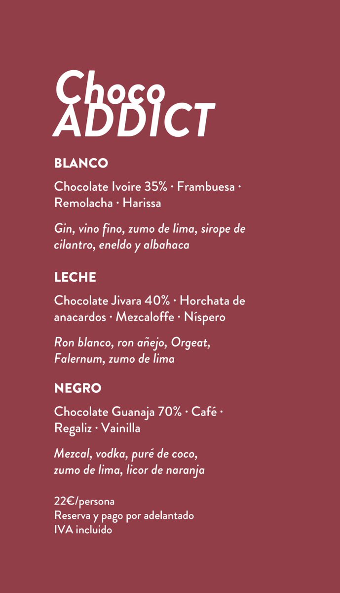 comebebeama69's tweet photo. #ChocoADDICT en BENDITO #Málaga #CocinaHonesta #chef Mario Rosado (@MarioSegado) #equipo #Cata de #Postres &amp; #Cocktails 2/3 https://t.co/DOKLrgFFMN