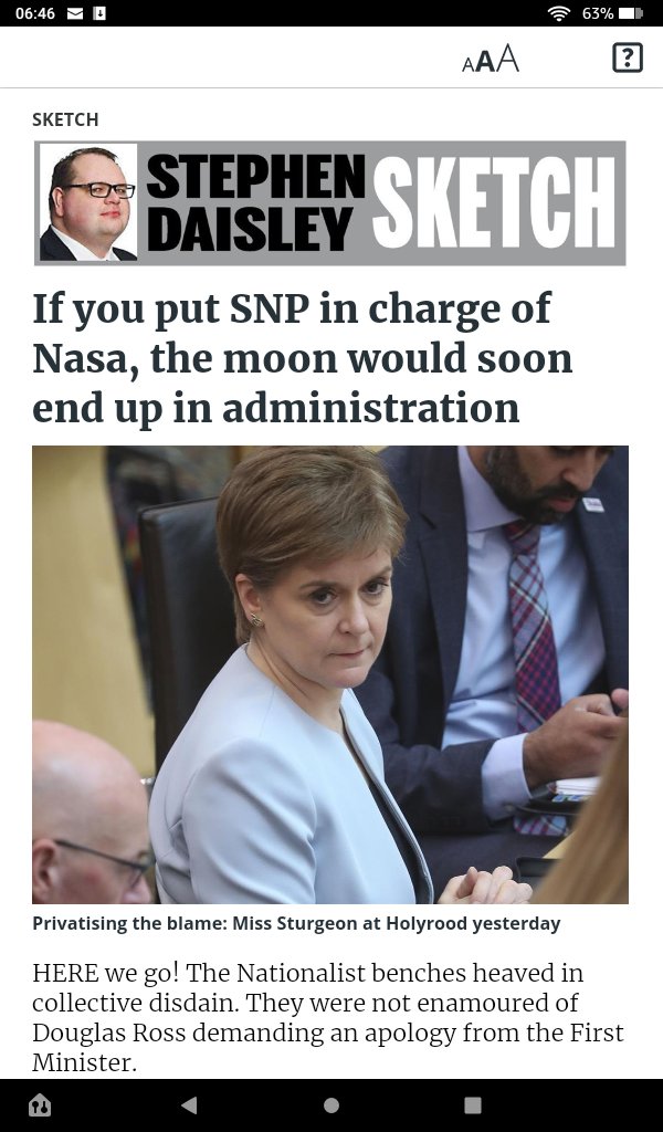 'They took over a railway and lost 700 train journeys. They took over an airport and cut passenger numbers in half. They took over a shipyard and can’t build a pair of ferries. Put them in charge of Nasa and the moon would go into administration.' 👇