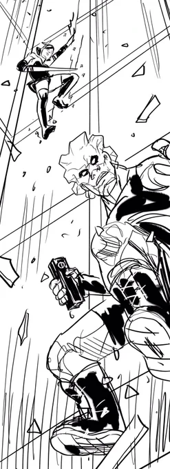 More WIP for my superhero webtoon. 