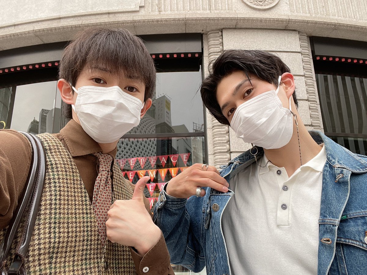 #舞台ヲタ恋 
最高の千秋楽です！
アーカイブが明日までとなっておりますので、見忘れたっ！という方でもまだ間に合います🙌
舞台後寂しすぎて昨日トモくん(佐藤智広くん)とぶらりしてました☺️