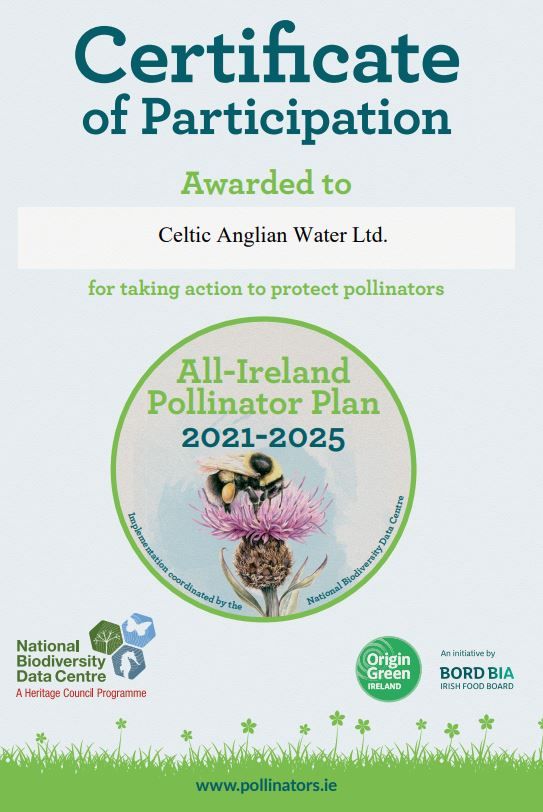 Today is #WorldBeeDay. 1/3 of our #bee species is threatened with #extinction in #Ireland. At Waterford WwTP, we're doing what we can to help these important #pollinators survive &amp; thrive. 
#savethebees #insects #wastewatertreatment #biodiversity #environment #sustainability