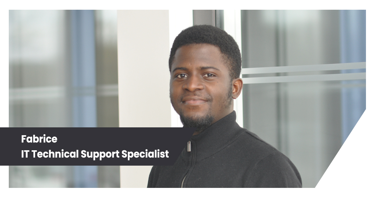 Today, we’ve got Fabrice in the spotlight! He is our #IT #Technical #Support Specialist and his job involves the resolution of tickets from employees as well as IT service management.