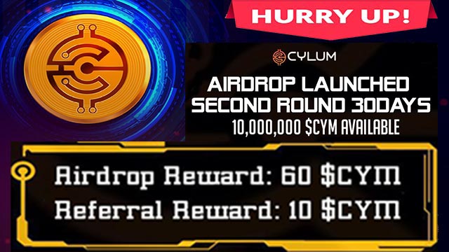CryptoExngIndia's tweet photo. Claim the #CYLUM Finance #Airdrop of 60 #CYM Tokens Now!
๐ Reward: Get 60 $CYM
๐จโ๐ฉโ๐ฆ Referral: Get 10 $CYM
โ๏ธ Follow Steps: "https://t.co/YIOKBLmlNE"
#FreeAirdropCrypto #CylumFinanace #CylumToken #AutoStaking #AutoBurning #AutoCompounding #BurningProtocol #TrustWallet #Crypto https://t.co/yj0vE9NYCs