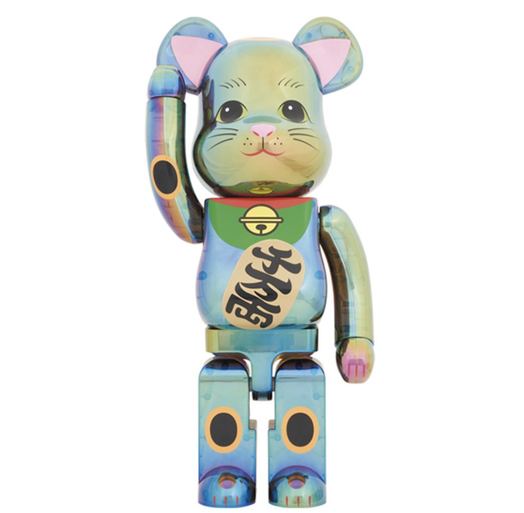 純正直営 BE@RBRICK 招き猫 千万両 金 開運 銀 1000% fabiolandert.com