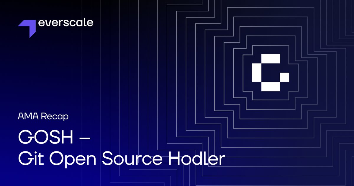 Everscale_net's tweet photo. Last week, we announced the launch of @gosh_shell in cooperation with @Docker🚀

GOSH is a purpose-built network leveraging Everscale technology for securing the software supply chain

We'd like to answer all of your burning questions! 
Read the article:🔽
https://t.co/mhuvDoQRDP https://t.co/A8x67qgbcc