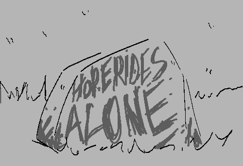 Madzthethird's tweet image. Someone has written on this stone.

In some angry hand... 

#Megaman #Protomen