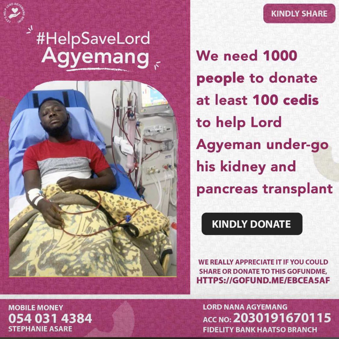 Kobby_tayland's tweet photo. The Last Push Guys ! 🙏🏾
Please contribute, post and retweet! 

Tuchel Takeoff #kwakuTheTraveller Rockstar Kepa Ghana Premier League Black sheriff Leeds Rihana Chelsea Hazard #Damparemustgo Chris Brown Jordan Ayew Kwame Peprah uenr https://t.co/9makZgRtNO