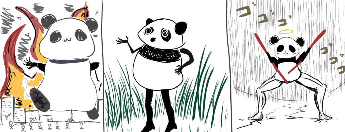 pand_ashh's tweet photo. Had lots of fun drawing with friends tonight on stream 😂 shout-out to my friends @CatastRaffyArt and @.dumbanana.art in insta bahaha
#smallfriends #artistshenanigans #pandas https://t.co/n9xCFBRi6j