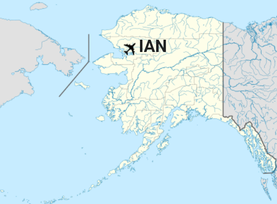 11. The airport with the IATA code "IAN" is the Bob Baker Memorial Airport in Kiana, a remote city in North Western Alaska ✈️🌎