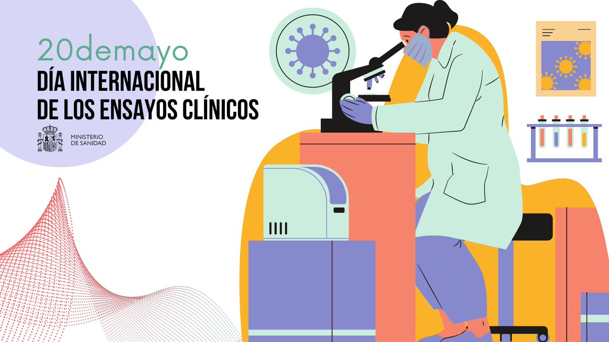 Hoy, 20 de mayo, se conmemora el Día Mundial de los Ensayos Clínicos, esenciales para el desarrollo seguro de nuevos medicamentos y herramientas frente a la enfermedad, como la #VacunaCOVID19 

Gracias a todas las personas, profesionales y pacientes, que participan en ellos