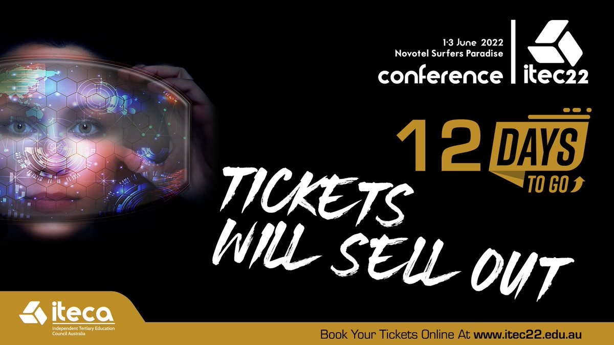 ITECAust's tweet photo. ITEC22 Conference — With 300+ professionals from the #VocationalTraining and #HigherEducation sectors heading to the Gold Coast over 2-3 June 2022, the #ITEC22Conference is shaping up to be an exciting event ... and it will sell out! Register at: https://t.co/IjLS1FR6Dk https://t.co/qODkDmKRlv