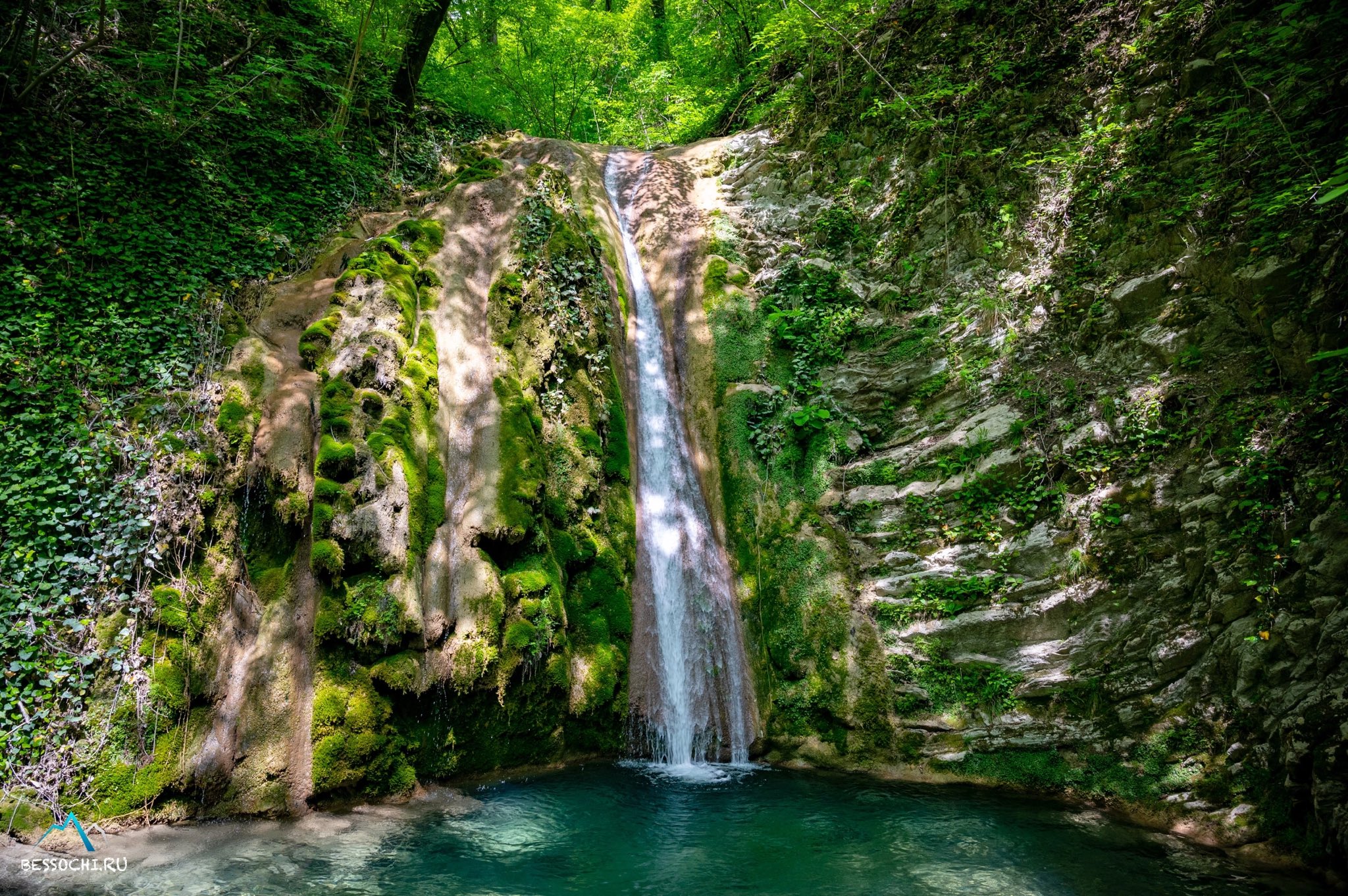 Водопад счастья в Мамедовом ущелье