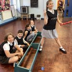 Image for the Tweet beginning: In PE, we played benchball,