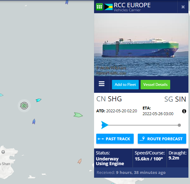 Rob_Tamascelli's tweet photo. @FMossotto #RCCEurope Started! Destination Singapore, is it a Tesla ship? 🤞⛴️ #TSLA  #Q2 https://t.co/cayS4aTtuL