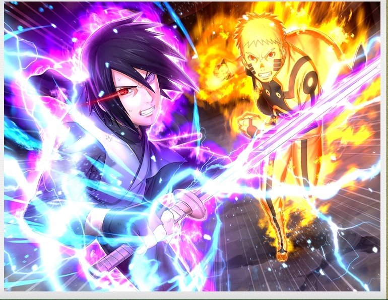 Naruto and Sasuke vs Momoshiki  Boruto: Naruto Next Generations 