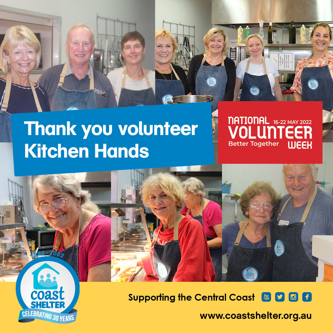 Thanks you Volunteer Kitchen Hands for the almost 2000 hours generously donated to cleaning, preparing, and cooking up just over 10,000 meals onsite since October 2021. We are BETTER TOGETHER with you! #NVW2022 #volunteeringcentralcoast <a href="/VolunteeringAus/">Volunteering Australia</a>