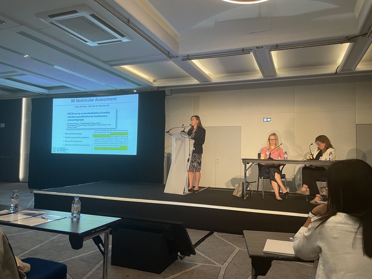 NMerke's tweet photo. Next presentation at #EchoNice 3D #echofirst given by real expert @denisamuraru in a session chaired by @MajaCikes @masitges https://t.co/3hTF8MUQmZ
