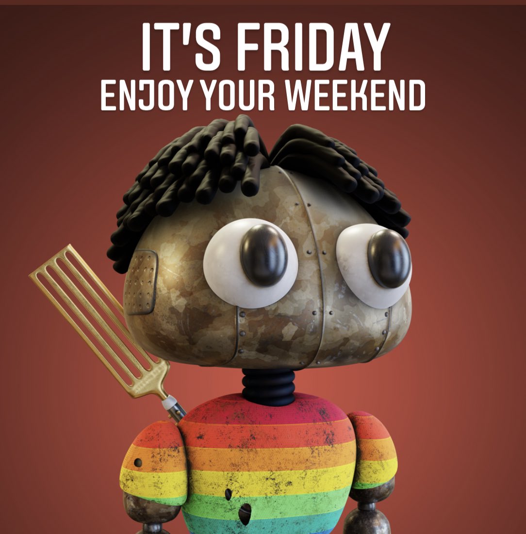 RainbowSWPR's tweet photo. It’s Friday 🎉 
Enjoy your Weekend :) 
.
Btw. This Rainbow 🌈 Sweeper is the cheapest around (3.7 BNB) x3.77 of Collections Floor 👀 
.
#NFTCommunity #Rainbow #NFT #BSC #smartchain #Pride #HappyWeekend https://t.co/IDclgIr4Au