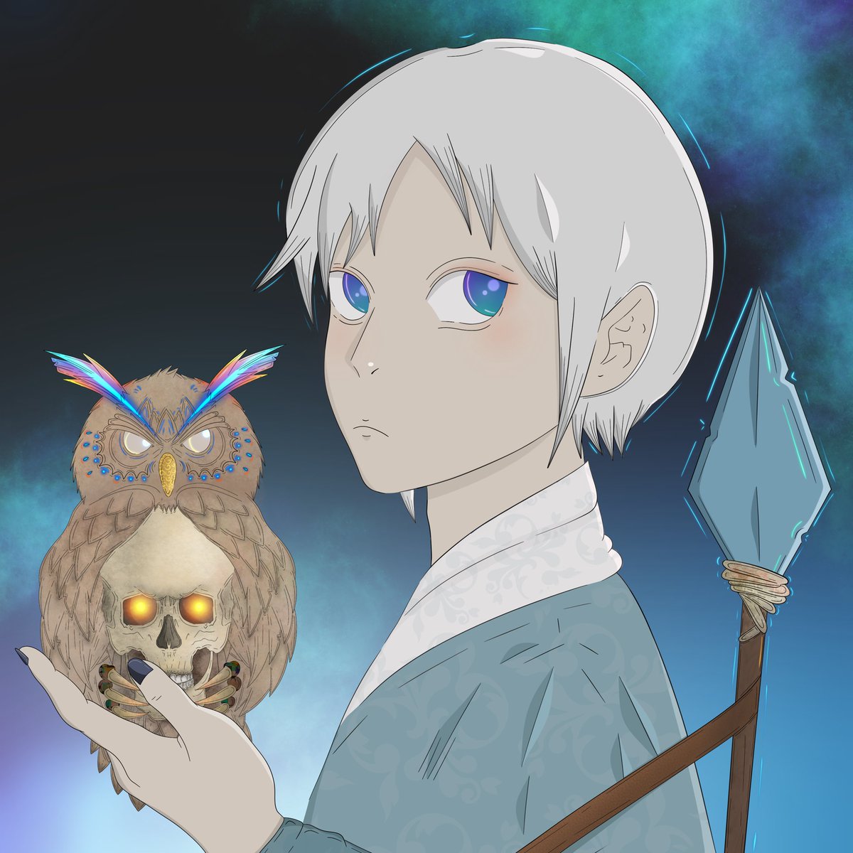 voxio_dev's tweet photo. Who want to be Owner this super strong Hakino?
price: 0.007
check out this beautiful Art: https://t.co/rni0q2iLex
#NFTs #NFTCommunity #nftcollector #NFTdrop #NFTProjects https://t.co/4s985R0yqu