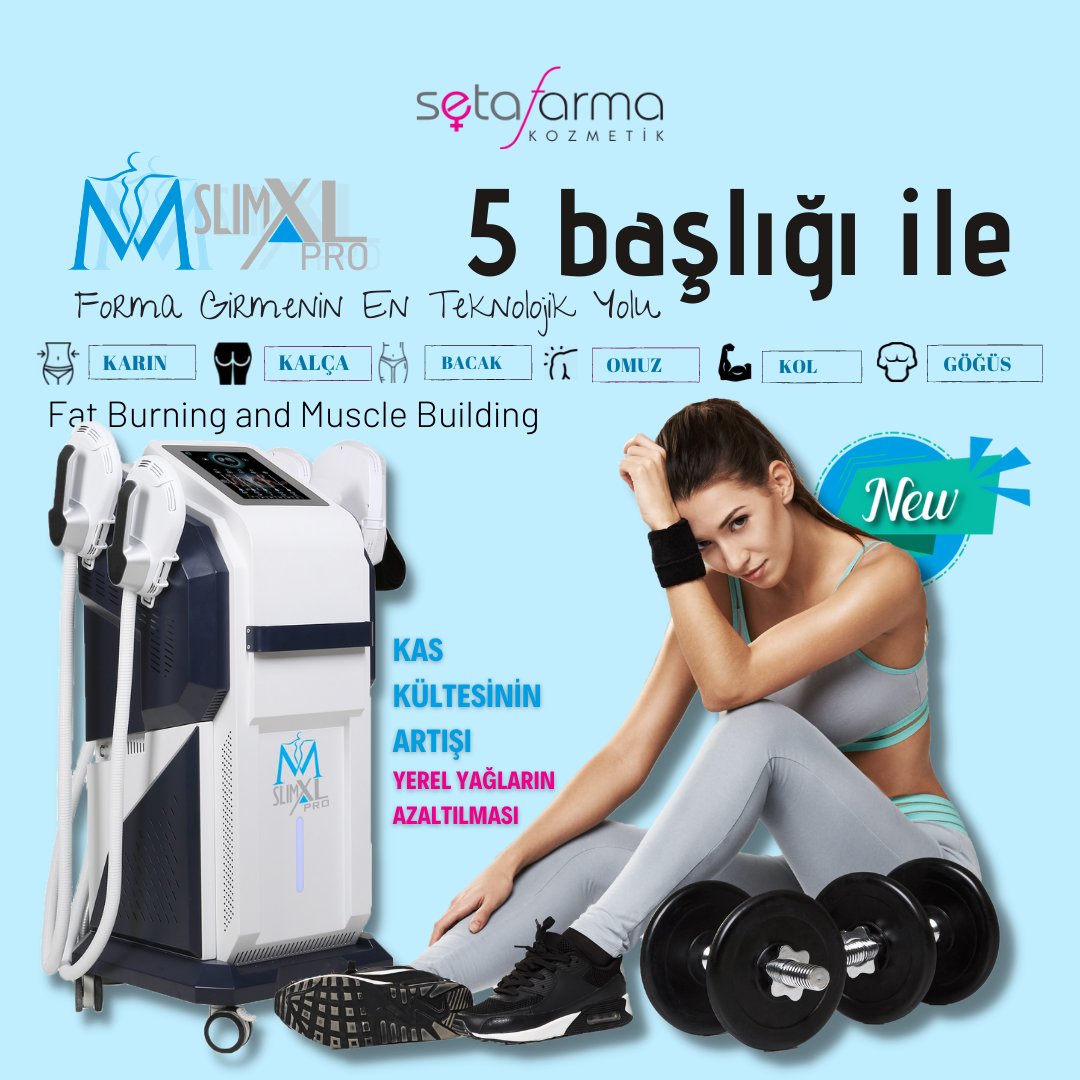 setafarmatr's tweet photo. 🔷MSLIM XL PRO, Yağ Yakarken, Kas Yaptıran Teknoloji ile Tanışın!
🔺5 Başlık özelliği ile sadece 30 dakikada 1 haftalık spora eşdeğer, Hit 10 Bin Mekik, 7 Bin Squat'a eşdeğer !!!
🔺En gelişmiş yüksek yoğunluklu manyetik titreşim teknolojisi,
🔺Aynı anda 2 ayrı kişiye uygulama, https://t.co/8bfUC8g4hL