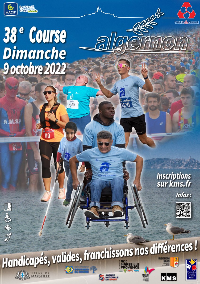 [OUVERTURE OFFICIELLE]

On y est !😁

Les inscriptions pour la 38E Course Algernon sont OUVERTES !🥳
kms.fr/v5/public/Alge…

Venez participer au plus grand événement de France rassemblant valides et handicap !💪