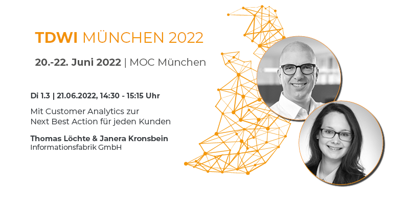 Endlich wieder live vor Ort - wir freuen uns sehr, vom 20.-22. Juni bei der <a href="/TDWI_EU/">TDWI EUROPE</a> München 2022 dabei zu sein. 
👉Tickets: tdwi-konferenz.de/tdwi-2022/tick…