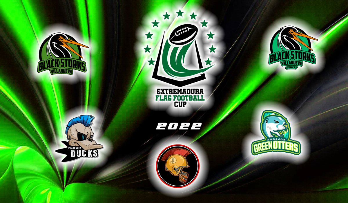 ExtremaduraFAFF's tweet photo. 📢

🏈 Convocada la IV Copa de Extremadura, el 28 en 📌 @aytodebadajoz. 5 equipos.

🚍Competirán en la Ávila Bowl #GreenOtters🦦 y #BlackStorks⚫️.

Jornada6⃣ Ligas ADAME.

🧐12 equipos para la #Extreflag 2022.

🏟️Iberian Flag Bowl en @aytovvaserena‼️

✍️⤵️
https://t.co/GxBziDqTel https://t.co/UG4mhXTErJ