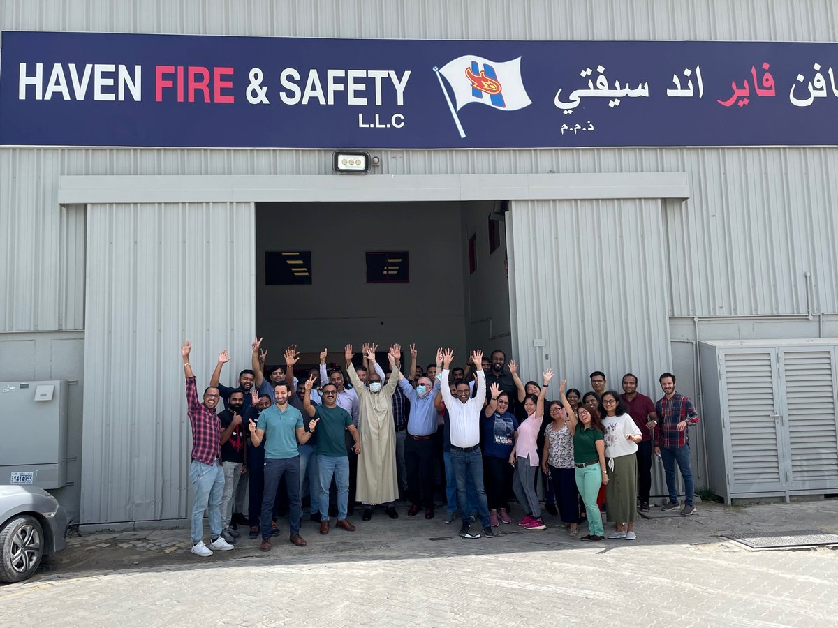 HavenFS's tweet photo. We're proud that today marks 25 Years of Haven Fire &amp; Safety in the UAE!!   It is a fabulous achievement, all due to the hard work and dedication of Gerry, Mahmoud and the Haven Team since it’s inception in 1997. 
Congratulations to Gerry and Mahmoud for the last 25 years!! https://t.co/oMp0HMp46C