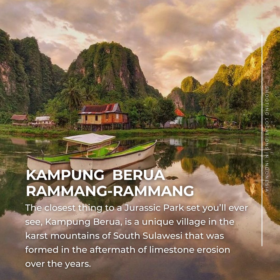 baliprodfilms's tweet image. Feast your imagination. Explore some of the best shooting locations in Indonesia, from South-East Asia’s longest suspension bridge to one of the most breathtaking scenic sites of West Sumatra.

#shootinglocation #indonesia #shootlocation #exploreindonesia #discoverindonesia