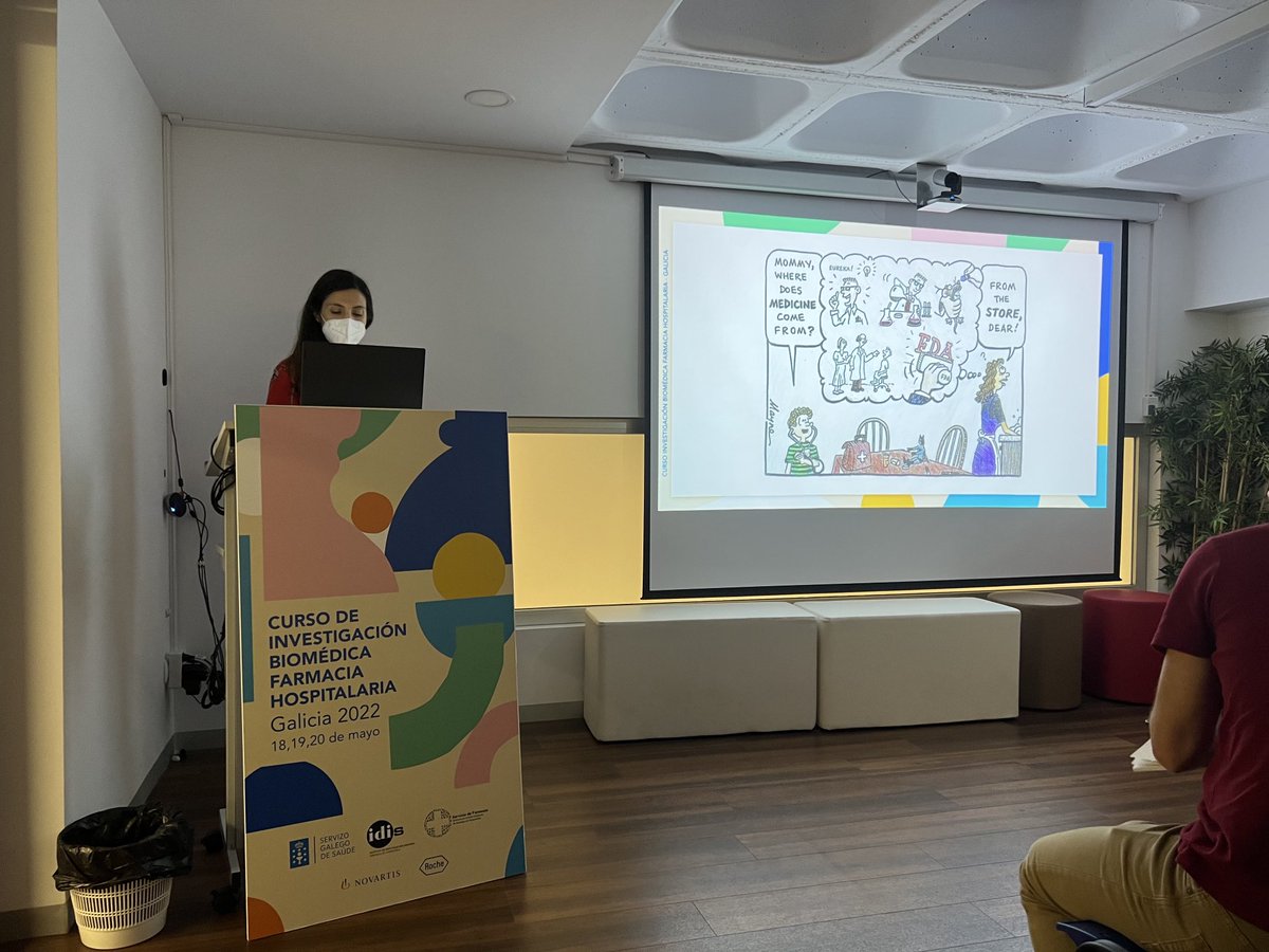 20 Mayo, día interncional de los ensayos clínicos y así abrimos el tercer día del #cursoIBFH ⁦<a href="/ana_estany/">Ana</a>⁩ del ⁦<a href="/idis_research/">Instituto de Invest. Sanitaria de Santiago (IDIS)</a>⁩ centrada en la Investigacion Clinica Independiente ⁦<a href="/SaludISCIII/">Instituto de Salud Carlos III (ISCIII)</a>⁩