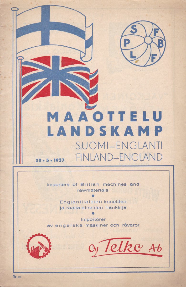 20th May 1937 - Grimsby Town's Harry Betmead and Joe Johnson of Stoke (both Grimsby born) play for England in an 8-0 win over Finland at the Olympic Stadium in Helsinki. #GTFC https://t.co/4gtmwX8jyk