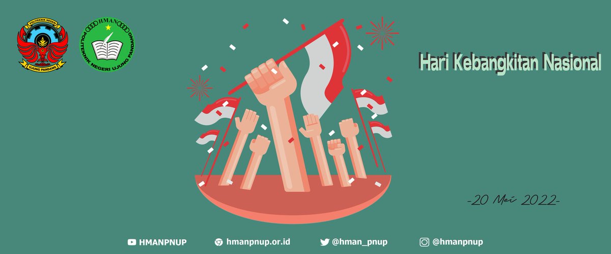Selamat Hari Kebangkitan Nasional. Hari Kebangkitan Nasional (Harkitnas) diperingati tanggal 20 Mei tiap tahunnya. Peringatan tersebut juga merupakan hari berdirinya ...

Ingin mengetahui kelanjutannya? Silahkan kunjungi website kami di: 
hmanpnup.or.id/selamat-hari-k…