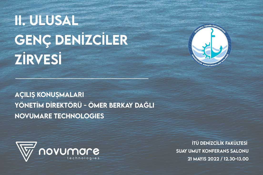 novumare's tweet photo. Yarın @ITU_DENARK tarafından düzenlenen II. Ulusal Genç Denizciler Zirvesindeyiz. 
Yönetim Direktörümüz Ömer Berkay Dağlı’nın açılış konuşmalarını gerçekleştireceği etkinliğe hepinizi bekleriz! 
Ön kayıt için: https://t.co/V7QPH268Sa
Detaylı bilgi için: https://t.co/L8M2p461Jr https://t.co/B0cIR7vCvD