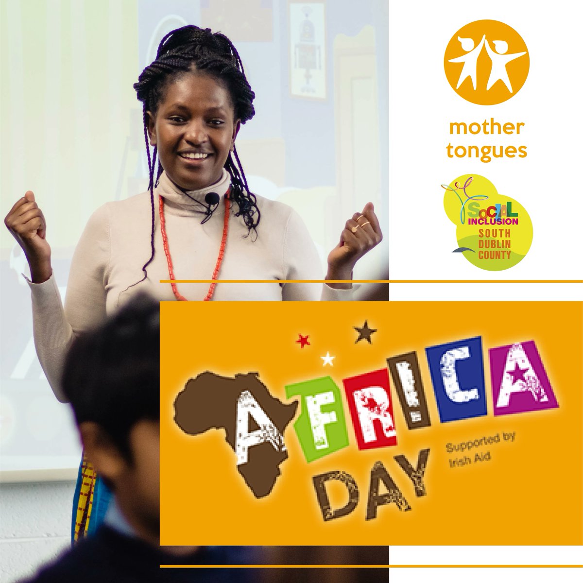 Celebrate @AfricaDay with us! Join @j_nantale, Irish Ugandan artist, singer and educator in this family event for children 6-12 y.o. May 26th,@RuaRed #Tallaght Book your free place 👇 buff.ly/3L3jjmt #AfricaDay2022 @riainetwork @Black_andirish @SDCCArts @tallaghtecho