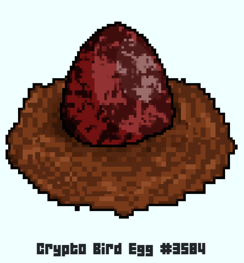 We have an EXTRAORDINARY Crypto Bird Egg 3584 on sale for only 73 $MATIC on our marketplace. cryptobird.me/?mpl=51 #CryptoBird #CryptoBirdProject #NFTmarketplace #CryptoGame #NFTgame #NFTcollection #marketplace #opensea