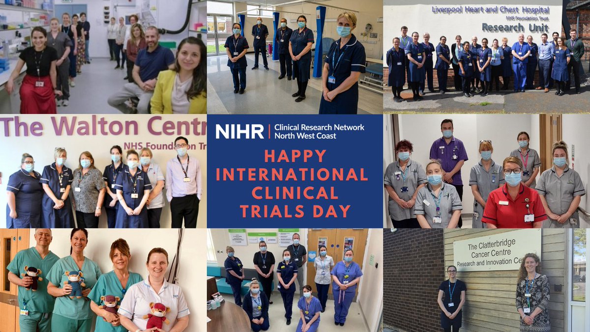 Happy International Clinical Trials Day!🎈 Today, we would like to thank all of our colleagues who are involved in making research happen across the North West Coast #ICTD2022 #BePartofResearch #TrialBlazers