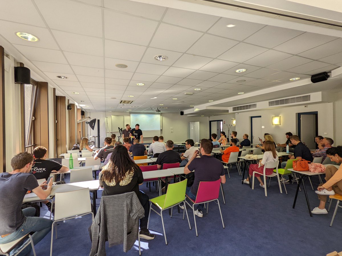 C'est parti pour l'<a href="/ATStrasbourg/">AgileTour Strasbourg</a> 2022 avec <a href="/estelandry/">Estelle Landry ☀️</a> <a href="/YvonnickFrin/">🦁 Yvonnick Frin</a> ! #AgileTour