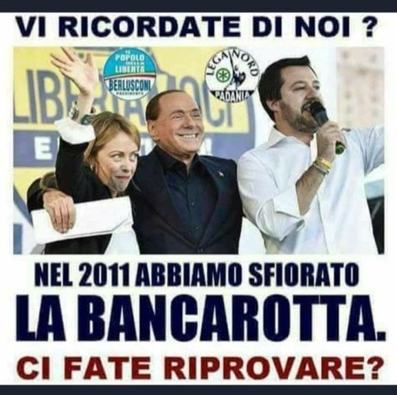 La #Fornero ha rovinato milioni di famiglie #Italiane grazie al debito accumulato dal #CentroDestra nel 2011 quando hanno sfiorato la #BANCAROTTA...
Siete davvero sicuri di volerli rivotare anche stavolta?
Allora fanno bene a chiamarvi #Coglioni!
