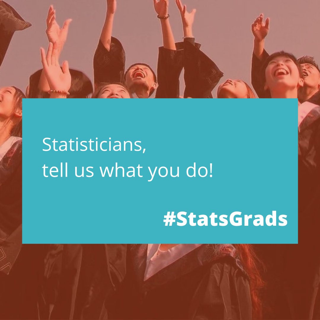 ThisisStats's tweet photo. What do #statisticians do? #Statstwitter, give recent grads some inspo by sharing what you do at your job!
#statsgrad #stemcareers #statistics #datascience https://t.co/ooM10hP2zA