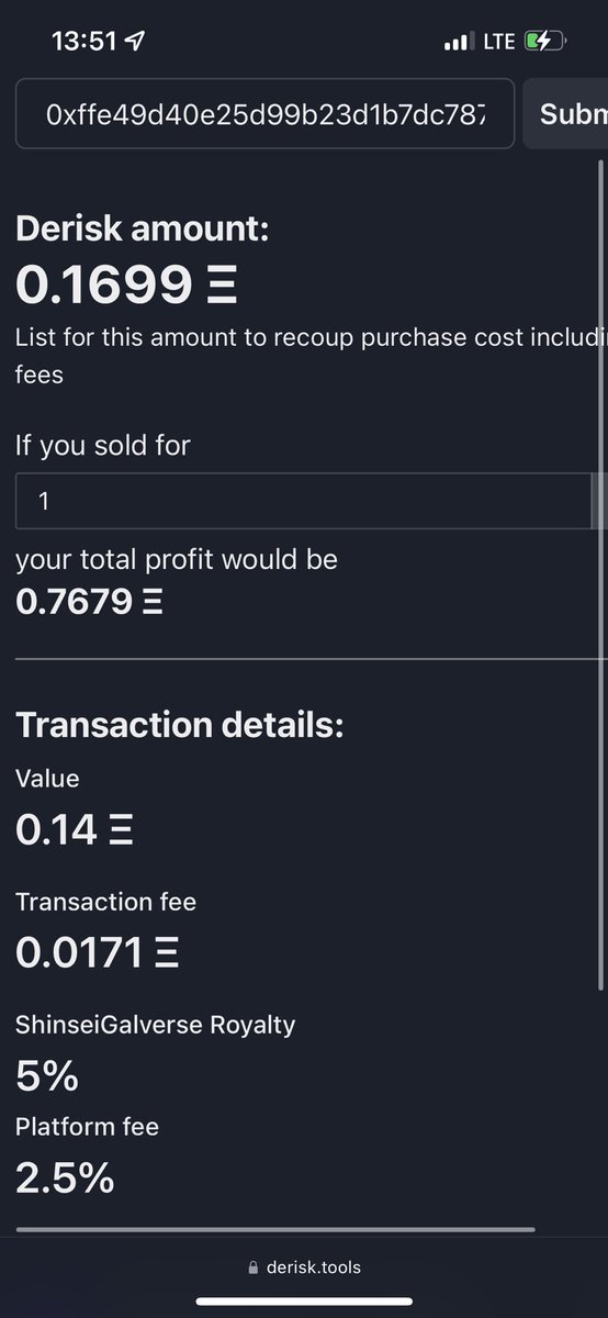 trezzz's tweet photo. when you want to list your nft, you can use https://t.co/oVrW0H37sY to know what price you’d list that’d give you profits,
just put in the txid or the transaction of the nft you minted or bought and put in a value you’d sell for
it’d excuse all the royalties https://t.co/AGnUkbHEFG