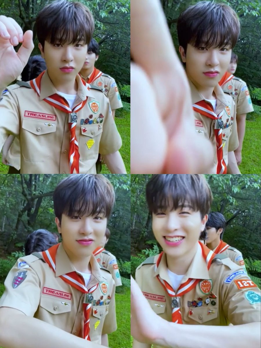 junghwan getting shy after 😭💗