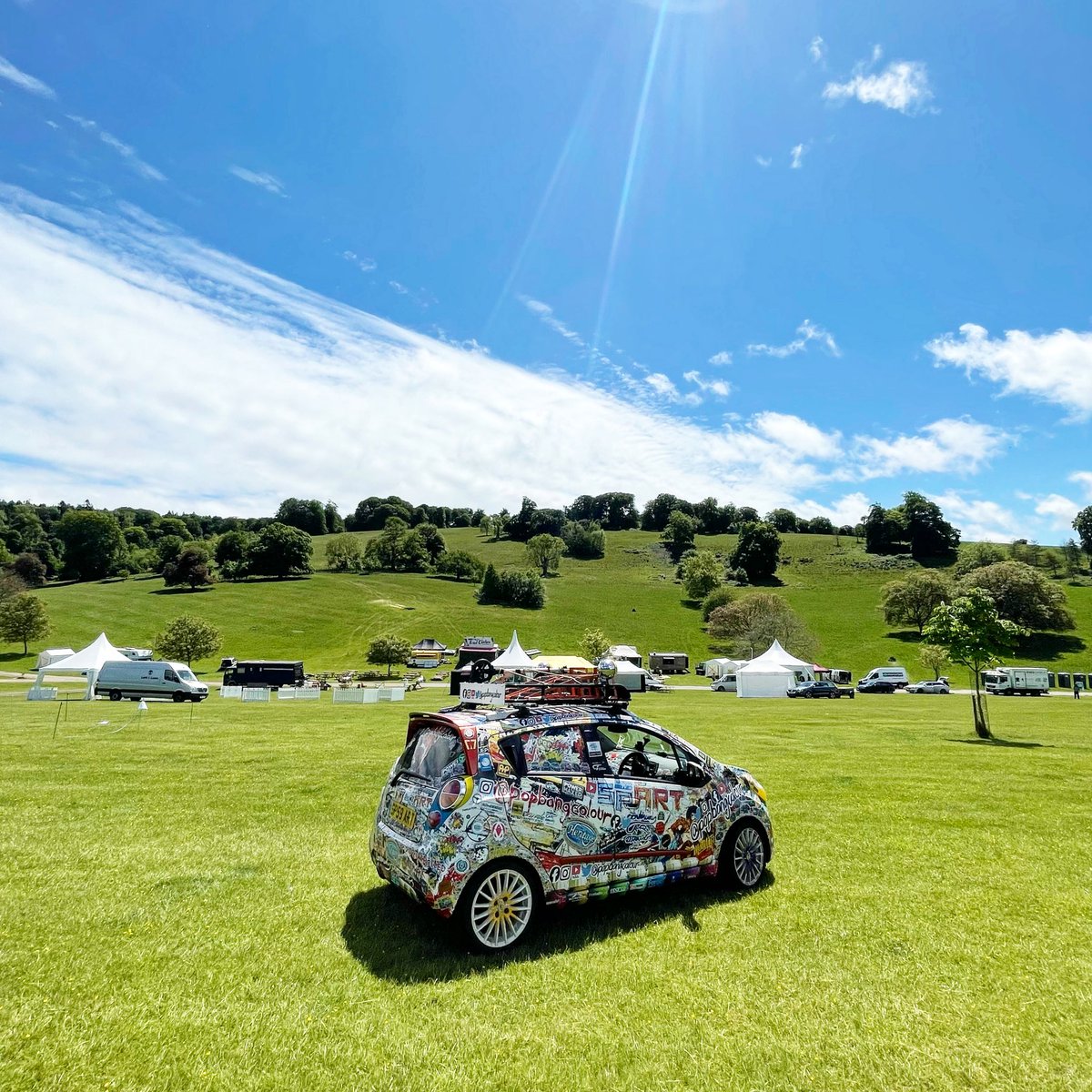 Aft’noon from a lovely green field <a href="/StonorPark/">Stonor Park and Gardens</a> in Oxfordshire - time to setup for the <a href="/Supers_Classics/">Supercars & Classics Weekend</a> this weekend - who’s coming along? 

It’s 152 miles from the <a href="/TheMotoristHub/">The Motorist</a> where we started the day, thankfully the motorways were kind to us.

#supercarclassic #Stonorpark