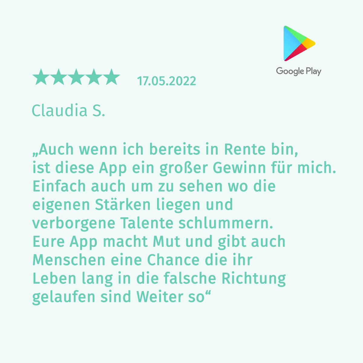 Wenn ihr uns fragt, warum wir das machen, können wir nur antworten: wegen euch da draußen! 😍 

Aivy ist eine App für alle Talente, die ihre individuellen #Stärken entdecken wollen. 💪 

Wir machen #Potenziale sichtbar und empowern durch #Selbstreflektion.