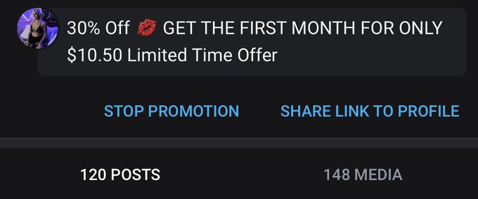 I am running a 30% Off On Onlyfans! 5 claims left for $10 for 31 Days! #onlyfans #discount https://t<a href="/tag/discount"class="tags"><span>#discount</span></a><a href="/tag/onlyfans"class="tags"><span>#onlyfans</span></a>