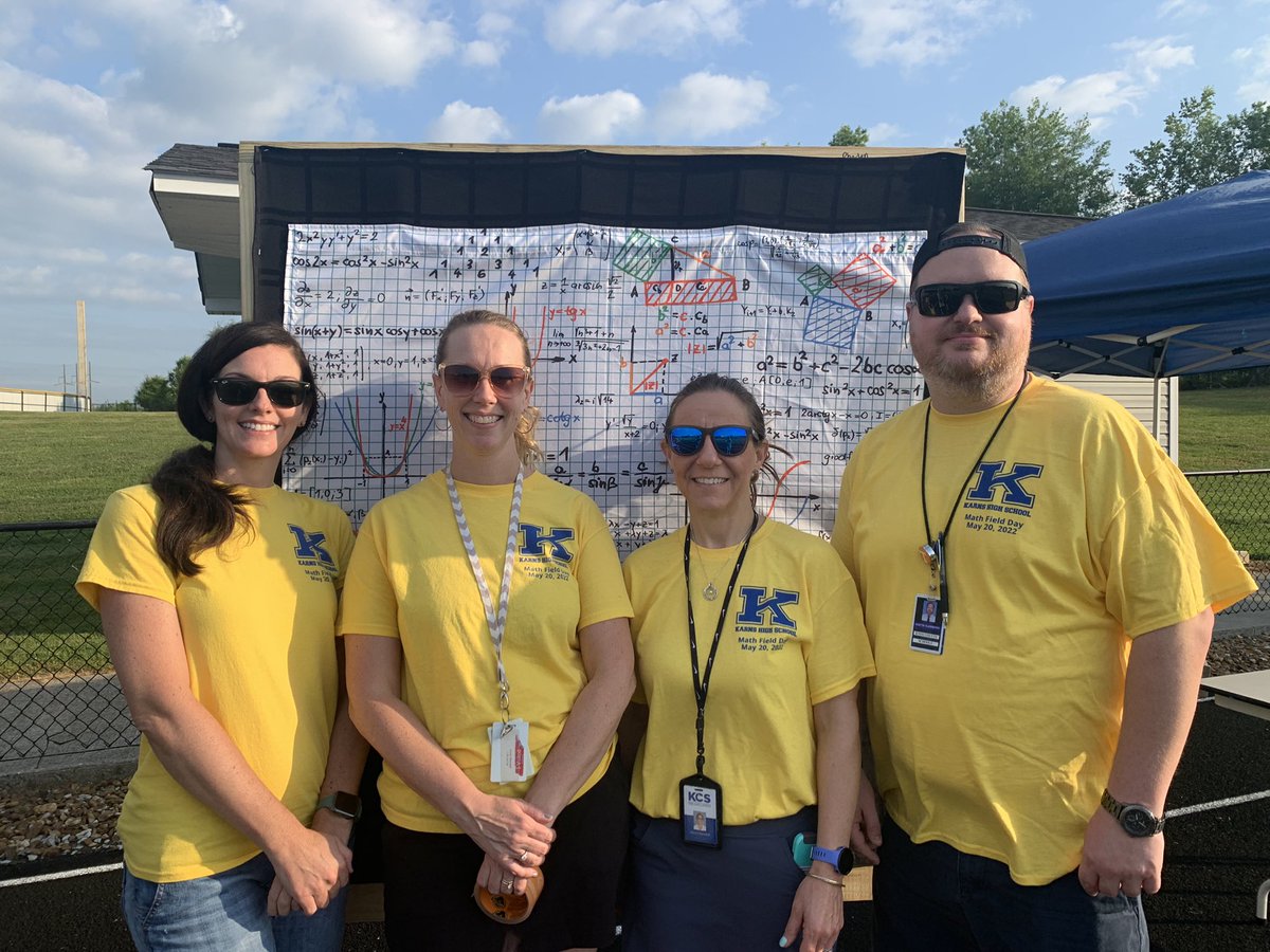MathFriendAnne's tweet image. Ready for math field day!! #y=mx+beavers #KHSMathFieldDay #thanksKEF @KCSMathematics @kellyclemmer2 @MrD_DoesMath @susanfeliu